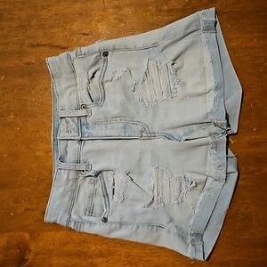 Aeropostale Distressed High Rise Denim shorts. Size 000